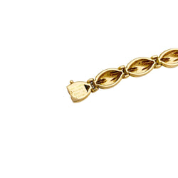 Bracelet VAN CLEEF & ARPELS, "Drapé", or jaune, diamants - Castafiore