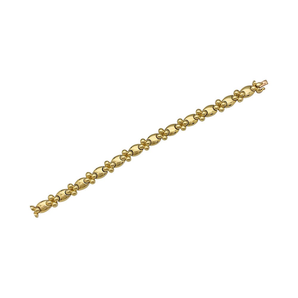 Bracelet Van Cleef & Arpels trèfle en or jaune - Castafiore