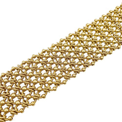 Bracelet vintage Cartier, "Résille", or jaune - Castafiore