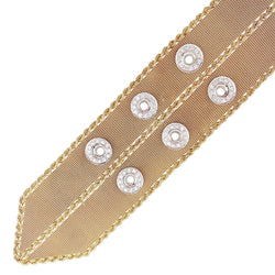 Bracelet vintage "Ceinture", or rose et diamants - Castafiore