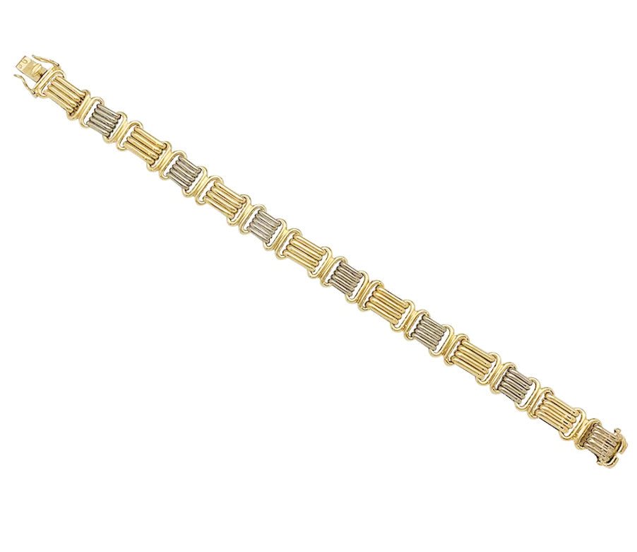 Bracelet Vintage deux ors - Castafiore