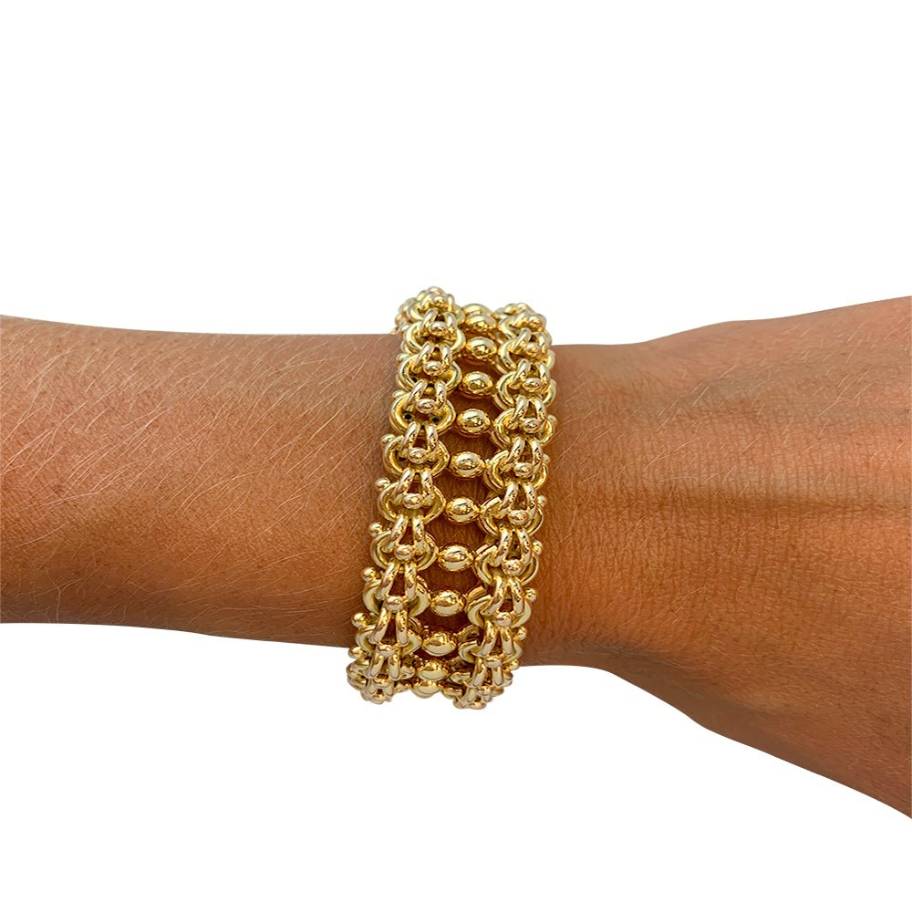 Bracelet Vintage en or jaune - Castafiore
