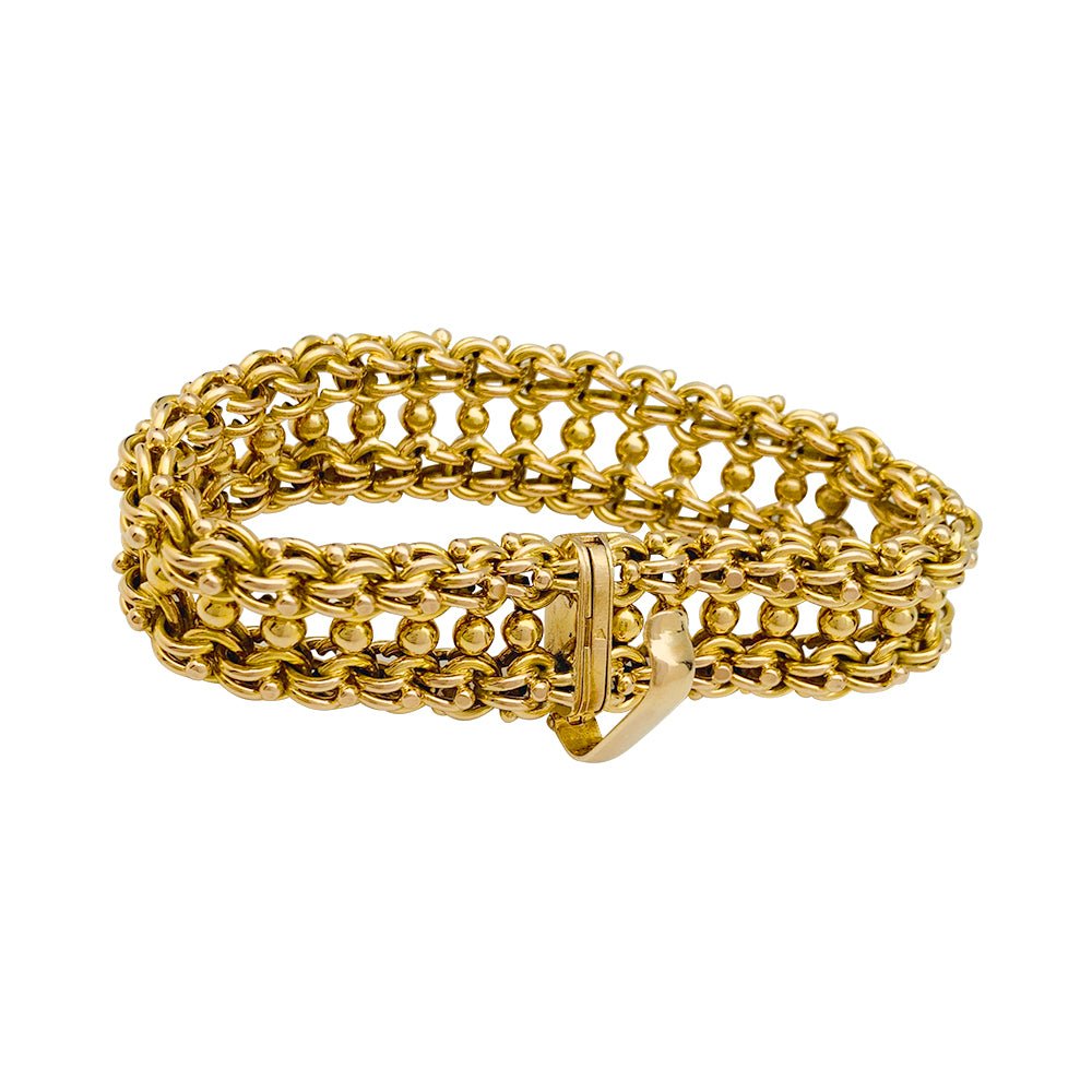 Bracelet Vintage en or jaune - Castafiore