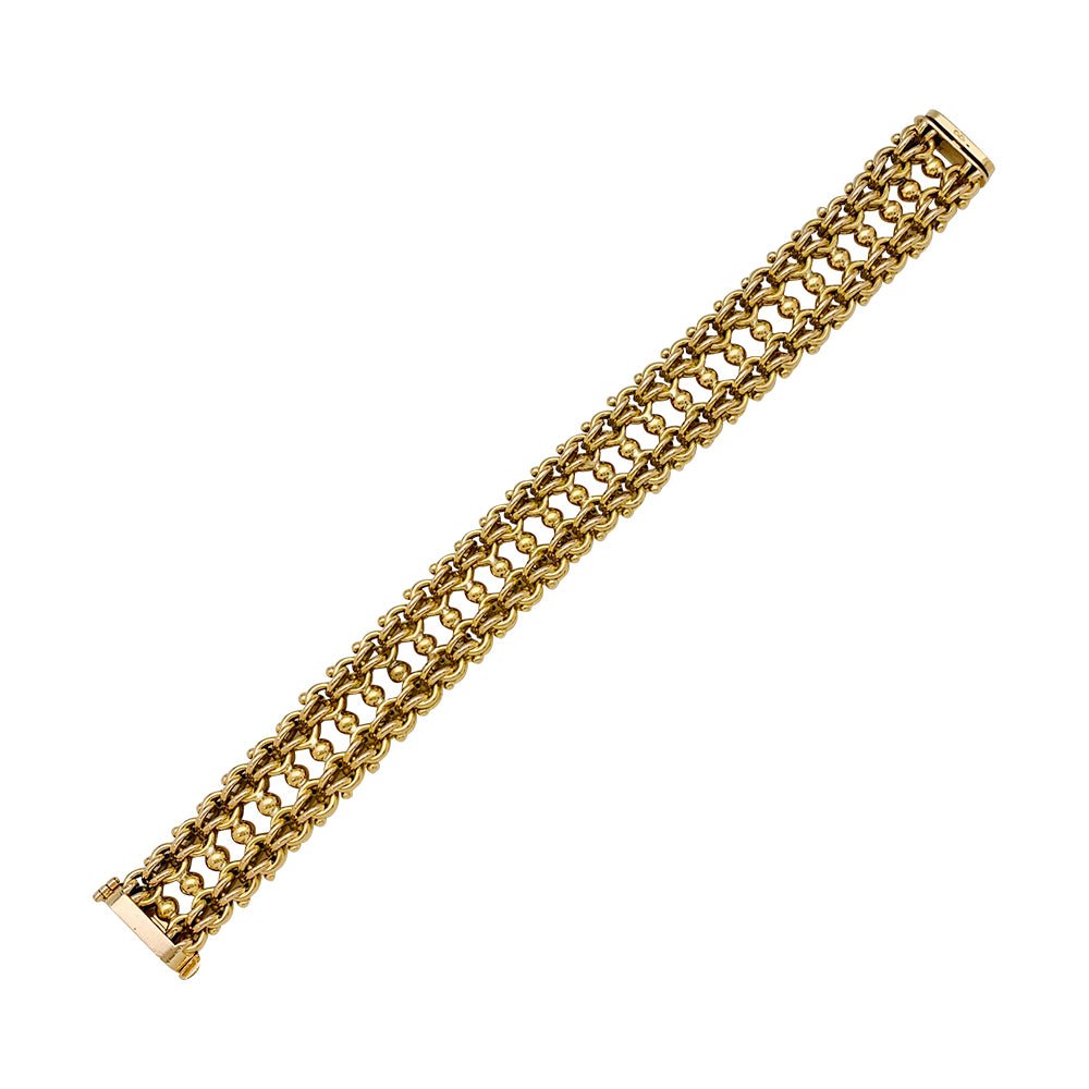 Bracelet Vintage en or jaune - Castafiore