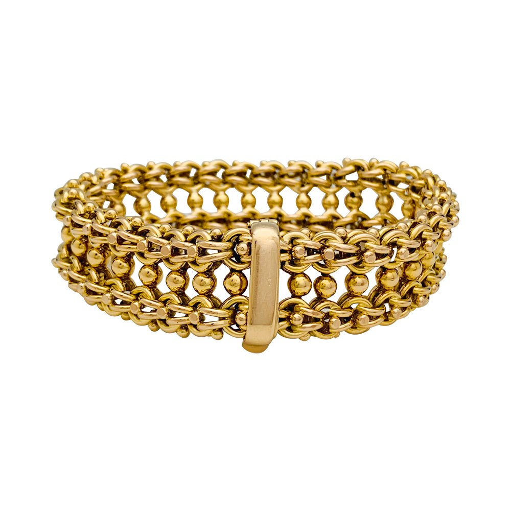 Bracelet Vintage en or jaune - Castafiore