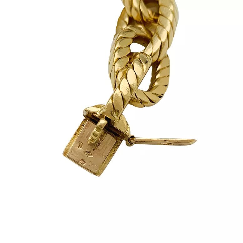 Bracelet vintage en or jaune - Castafiore