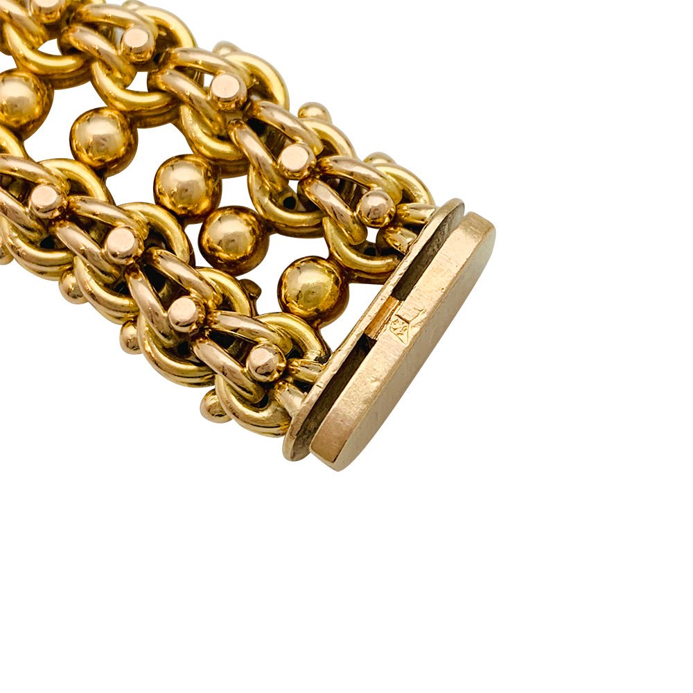 Bracelet Vintage en or jaune - Castafiore