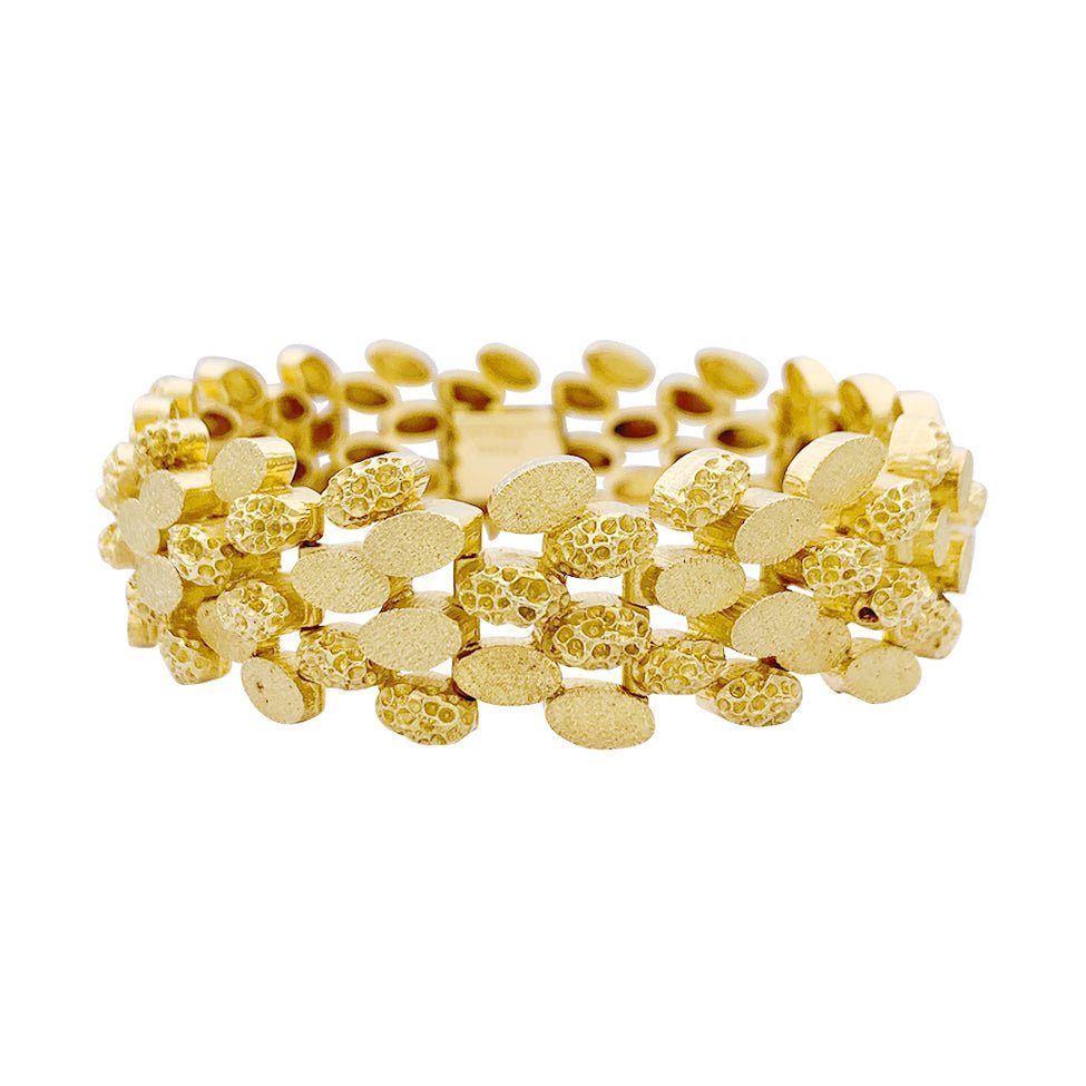 Bracelet vintage Mellerio en or jaune. - Castafiore