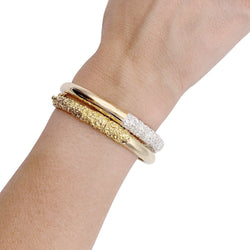 Bracelets joncs en or - Castafiore