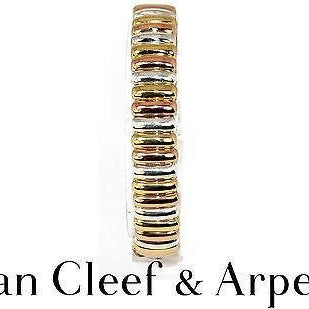 Bracelets or jaune 18K rose et gris 18K Van Cleef and Arpels - Castafiore