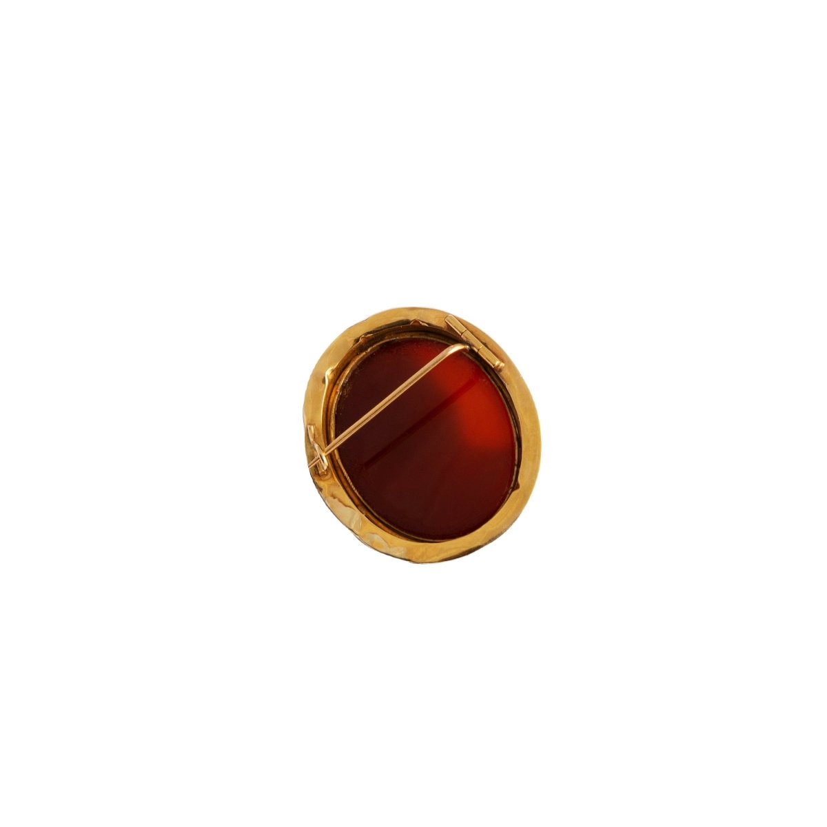 Broche Camée en or jaune - Castafiore
