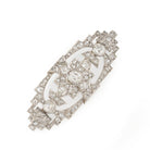 Broche en platine et diamants - Castafiore