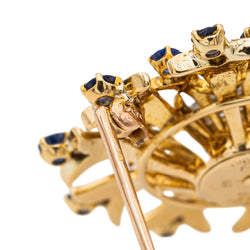 Broche Fleur en or jaune et diamants - Castafiore