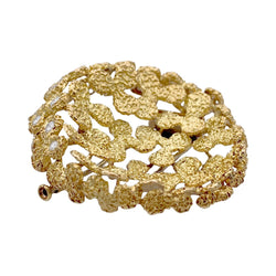 Broche FRED en or jaune et diamants - Castafiore