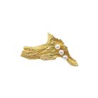 Broche HELKY JUVONEN pour NILS WESTERBACK en or jaune et perles - Castafiore