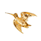 Broche oiseau en or jaune - Castafiore