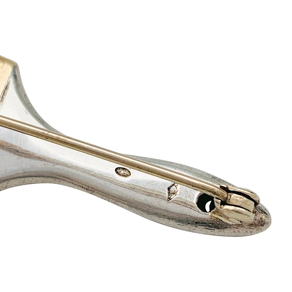 Broche "Pinceau", argent et or - Castafiore