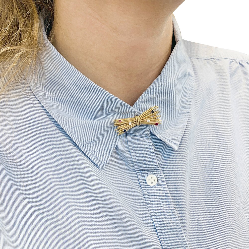 Broche VAN CLEEF & ARPELS "Fagot" - Castafiore