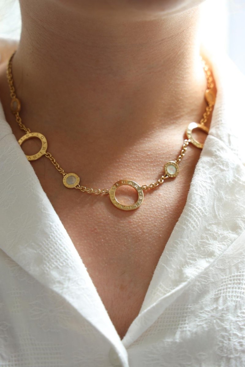 Bulgari Collier Bulgari bulgari Or jaune Nacre - Castafiore