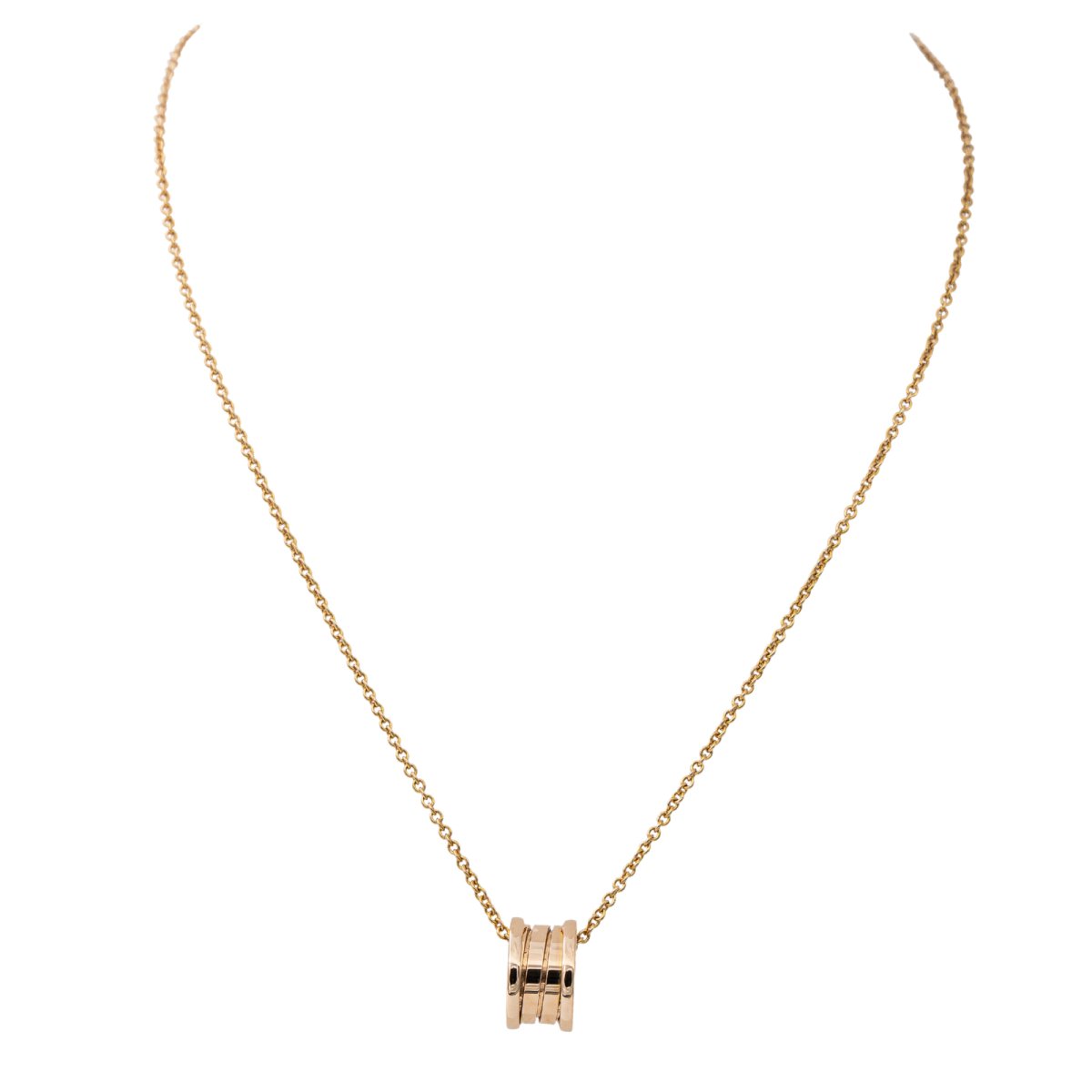 Bulgari Collier Pendentif B.Zero1 Or rose - Castafiore