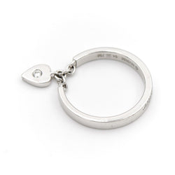 Cartier Bague Coeur Or blanc Diamant - Castafiore