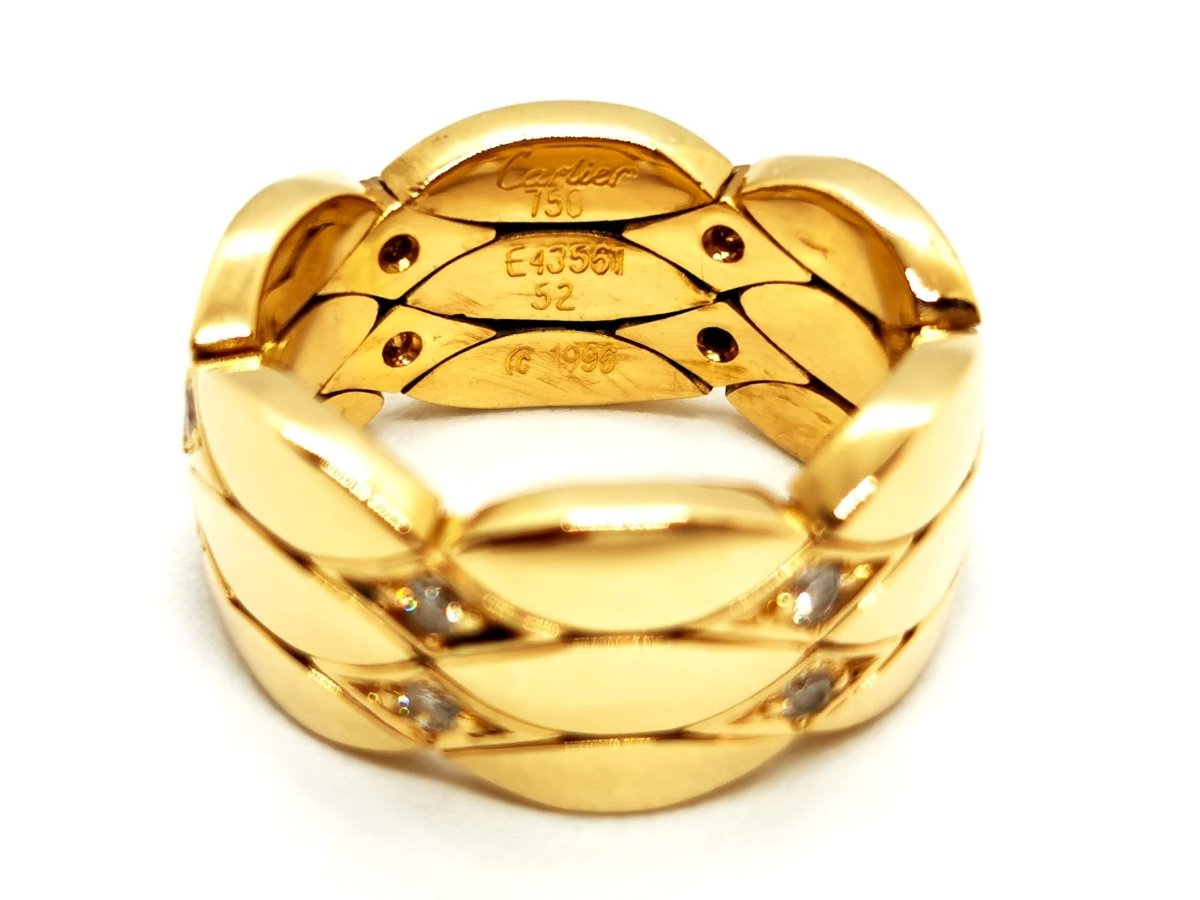 Cartier Bague Or jaune Diamant - Castafiore