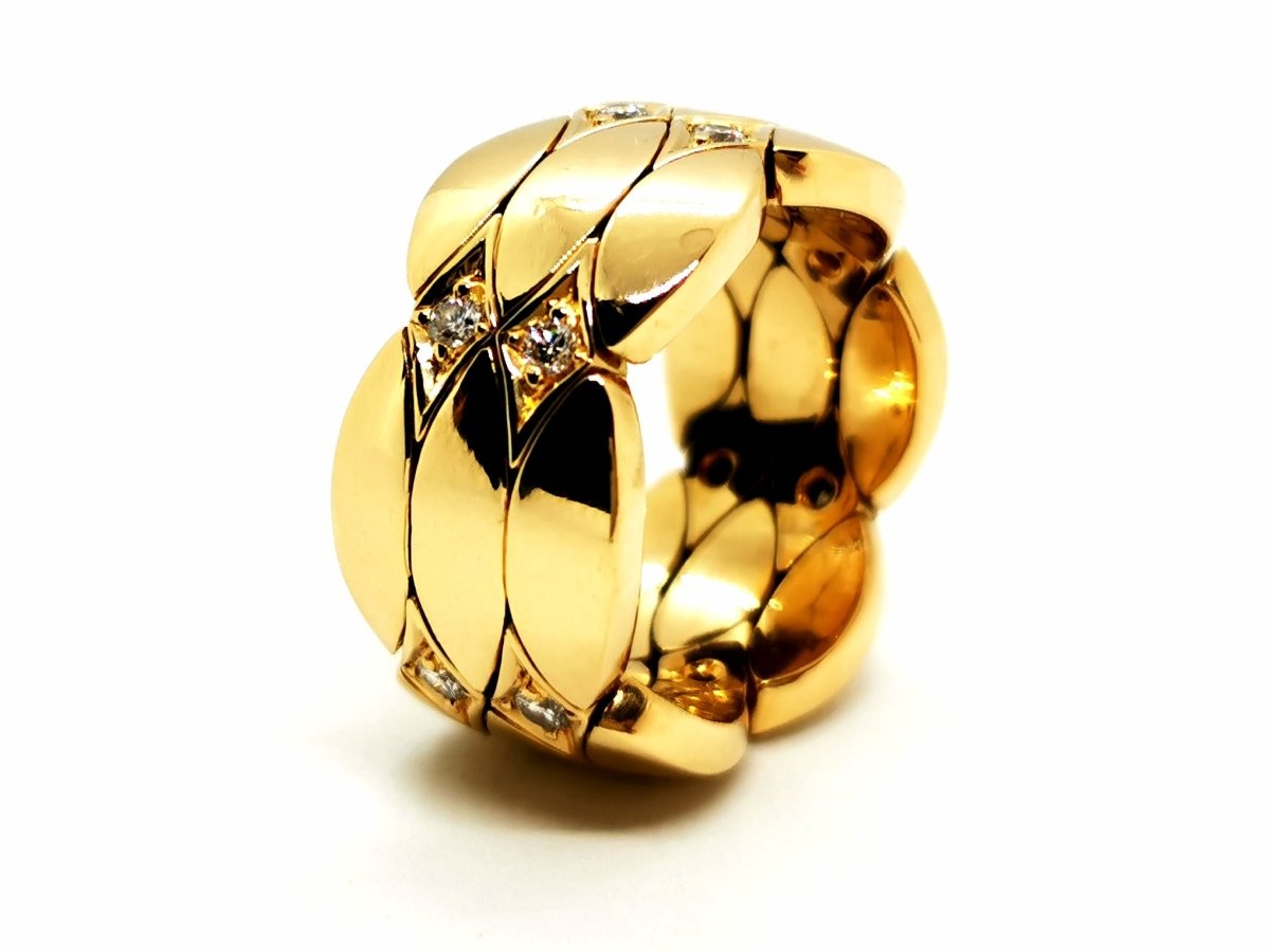 Cartier Bague Or jaune Diamant - Castafiore
