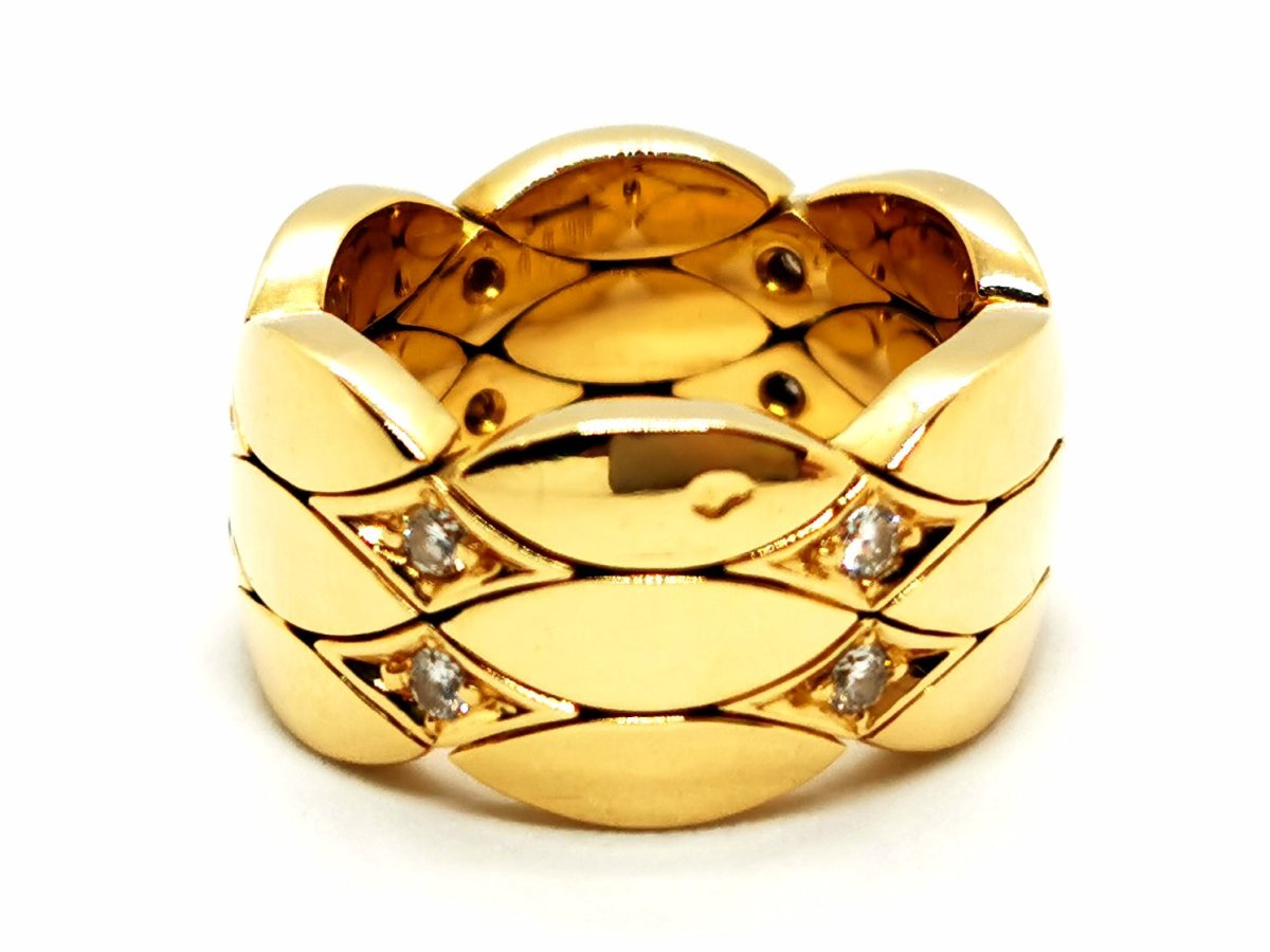 Cartier Bague Or jaune Diamant - Castafiore