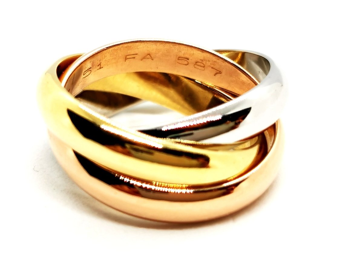 Cartier Bague Trinity Or jaune - Castafiore