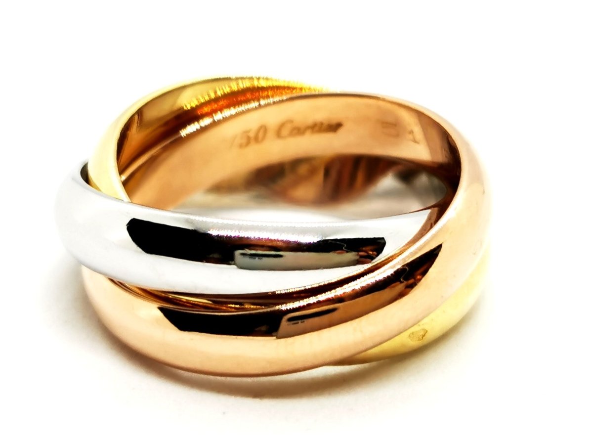 Cartier Bague Trinity Or jaune - Castafiore