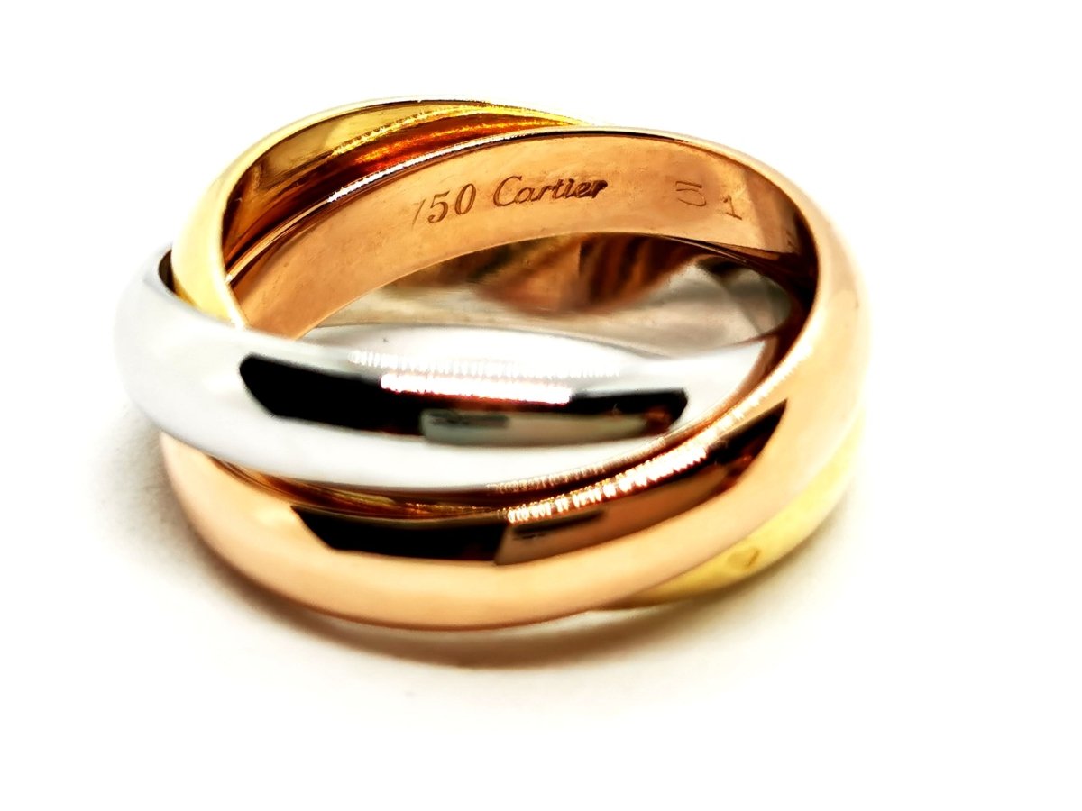 Cartier Bague Trinity Or jaune - Castafiore