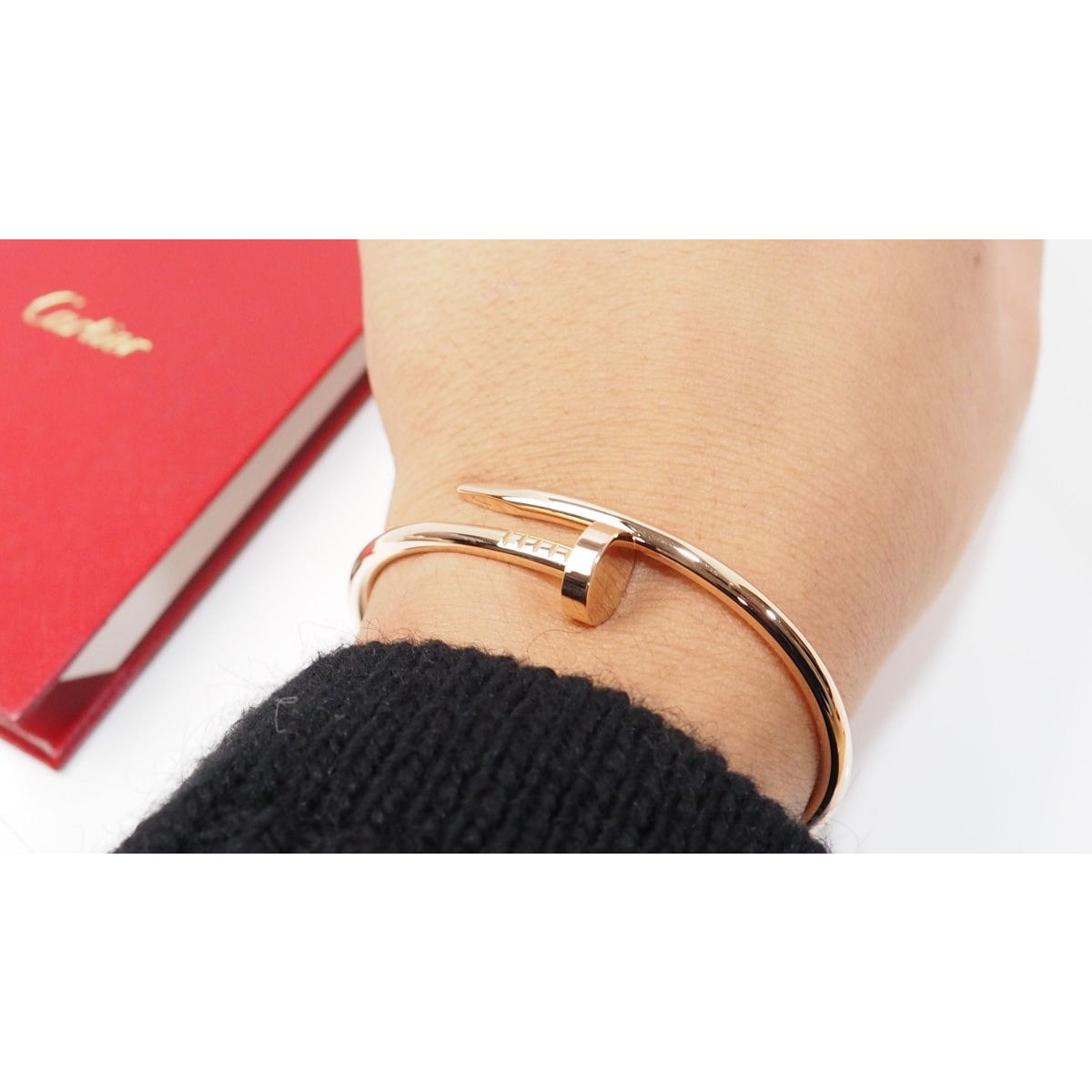 Cartier Bracelet Jonc Juste un clou Or rose - Castafiore