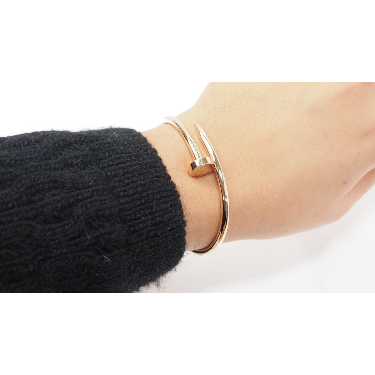 Cartier Bracelet Jonc Juste un clou Or rose - Castafiore