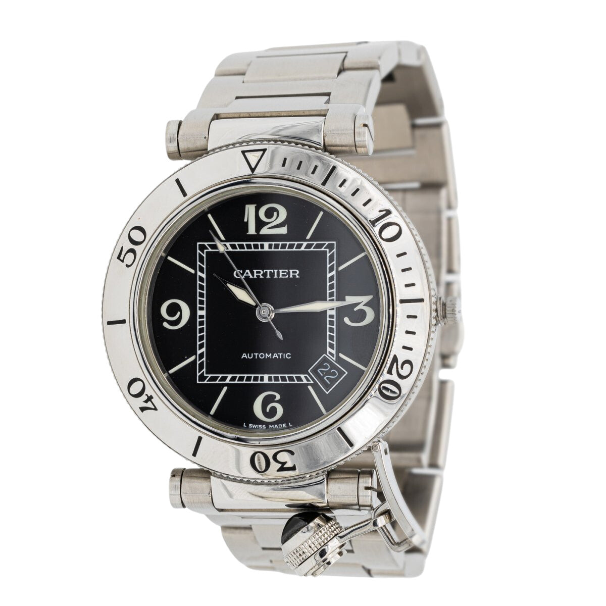 Cartier Montre Pasha Acier - Castafiore