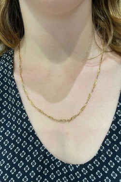 CHAINE ANCIENNE MAILLE FANTAISIE - Castafiore