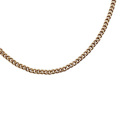 Chaîne or jaune maille gourmette. - Castafiore
