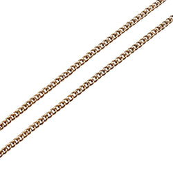 Chaîne or jaune maille gourmette. - Castafiore