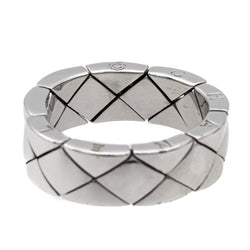 Chanel Bague Coco Crush Or blanc - Castafiore