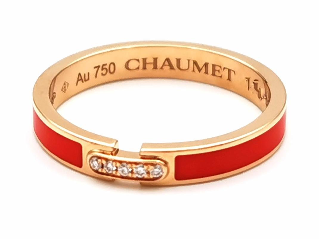 Chaumet Bague Liens Or rose Diamant - Castafiore