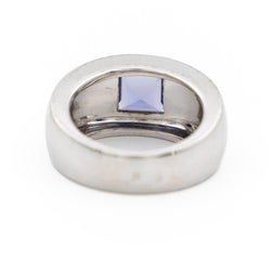 Chaumet Bague Or blanc Améthyste - Castafiore