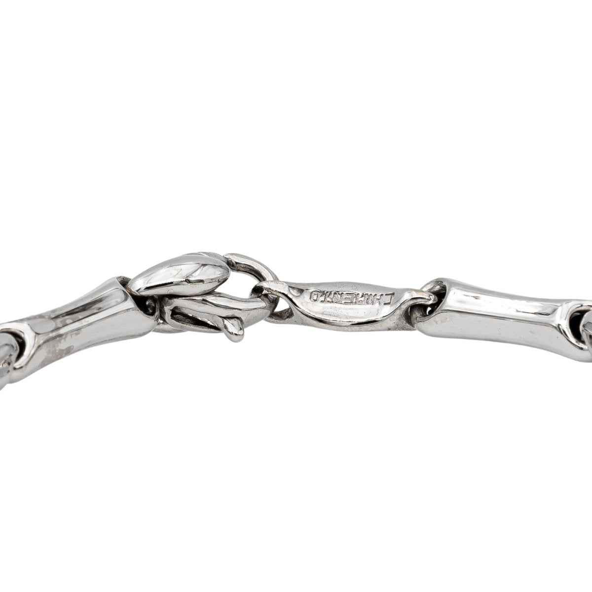 Chimento Bracelet Bamboo Or blanc - Castafiore