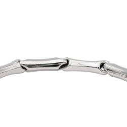 Chimento Bracelet Bamboo Or blanc - Castafiore