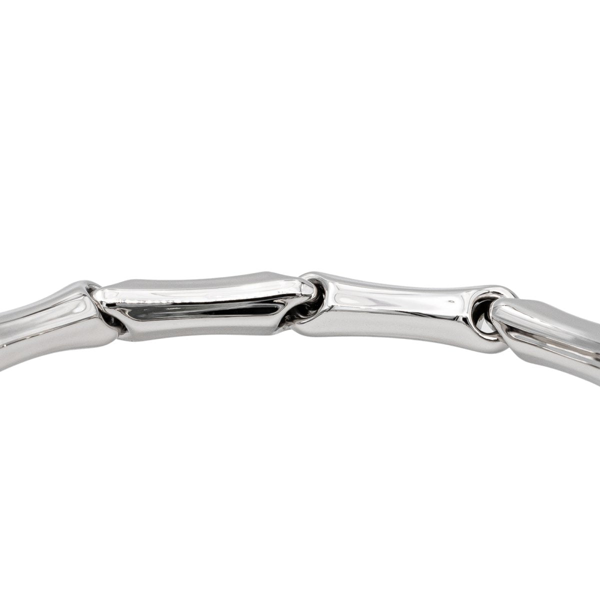 Chimento Bracelet Bamboo Or blanc - Castafiore