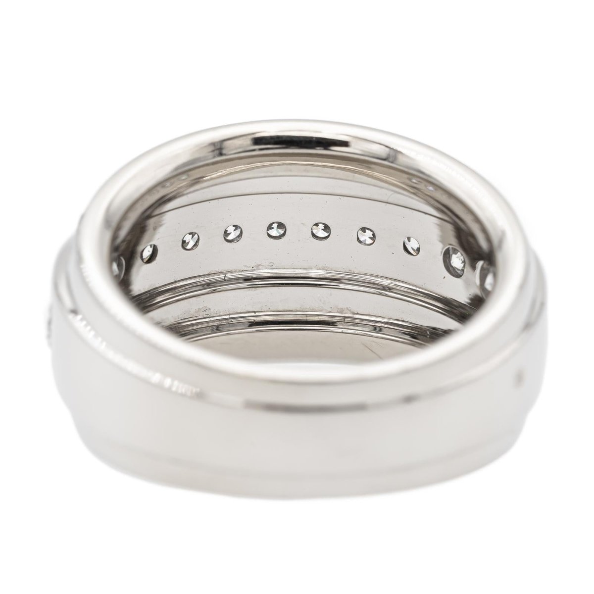 Chopard La Strada Band Ring White gold diamond Castafiore