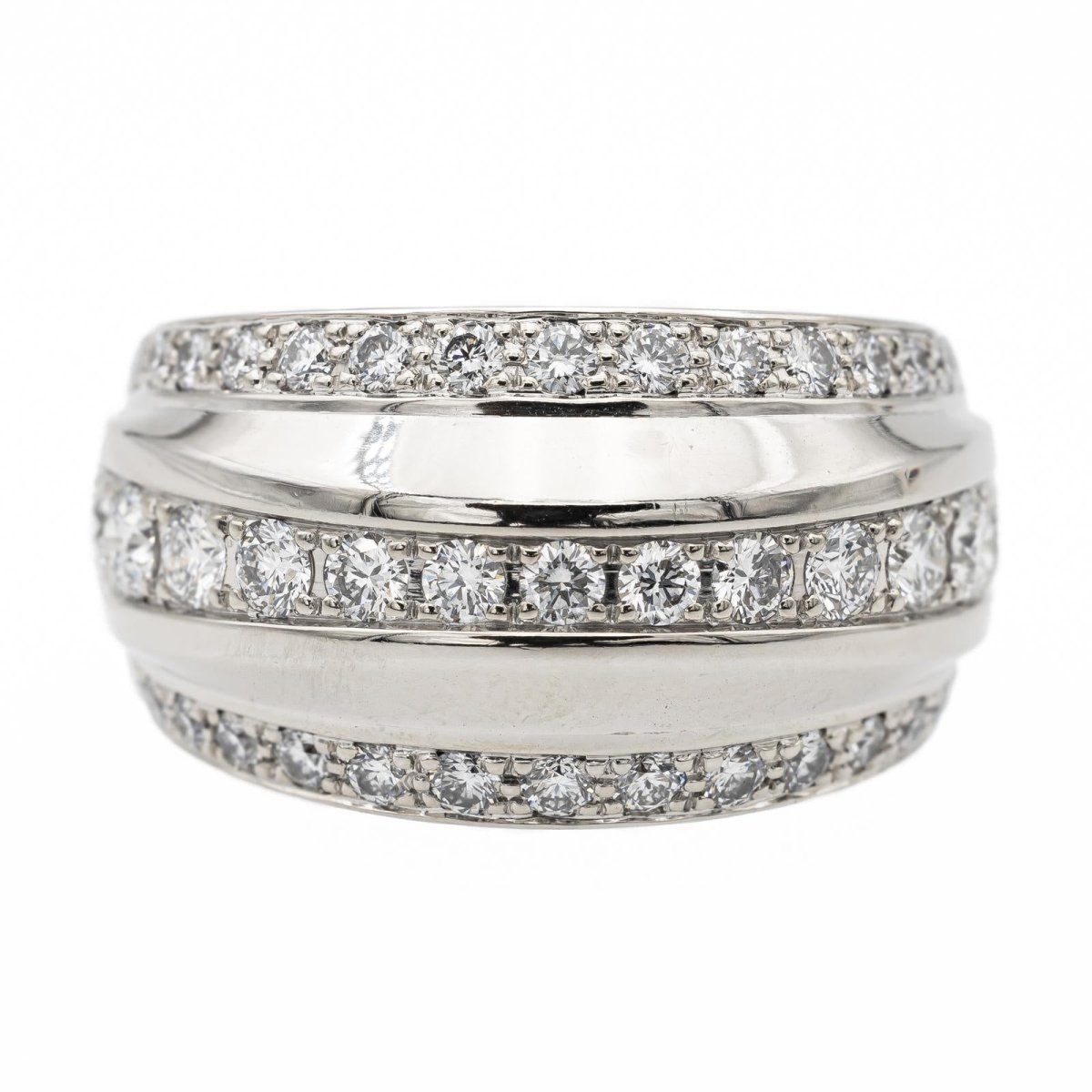 Chopard La Strada Band Ring White gold diamond