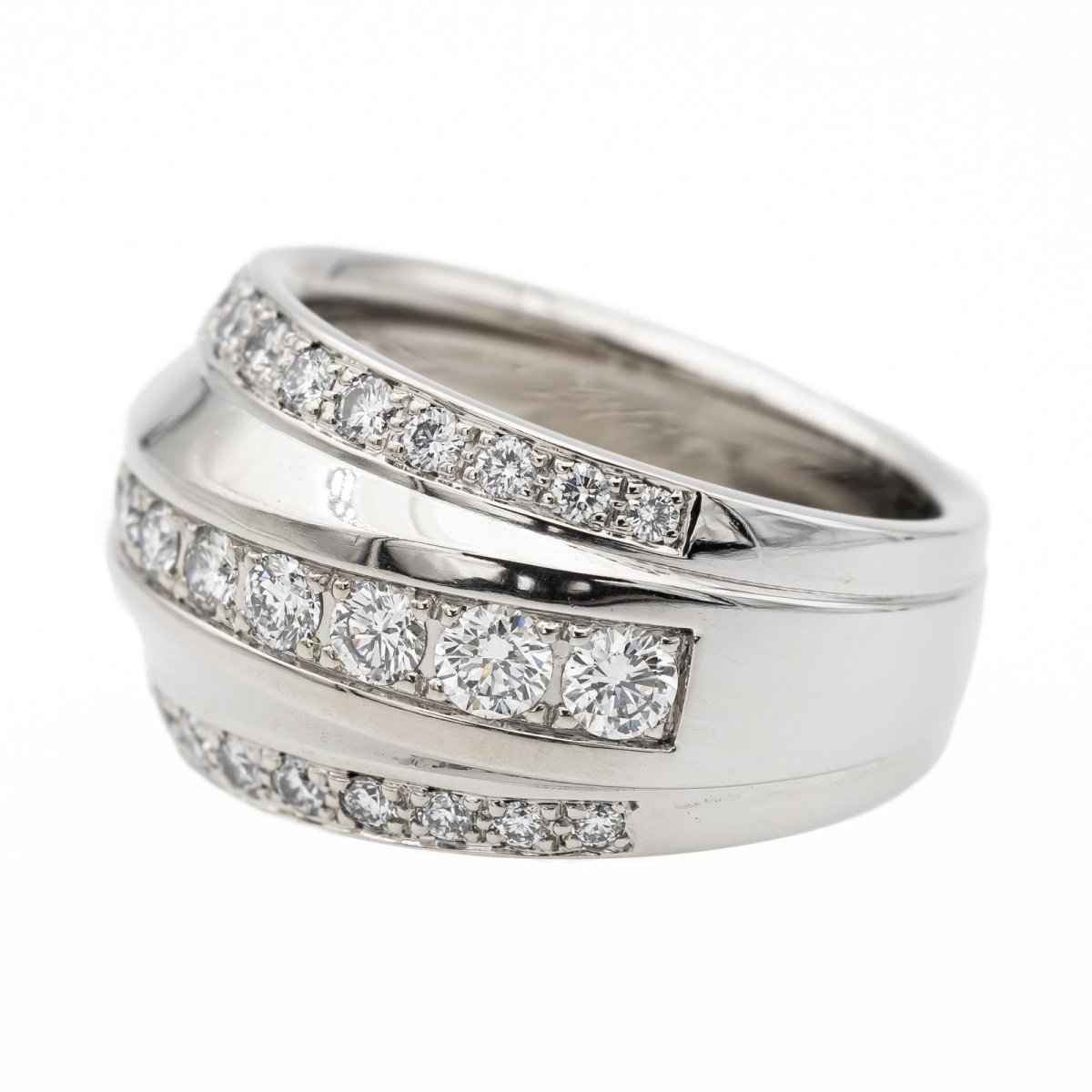 Chopard La Strada Band Ring White gold diamond