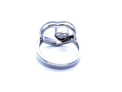 Chopard Bague Happy diamond Or blanc Diamant - Castafiore