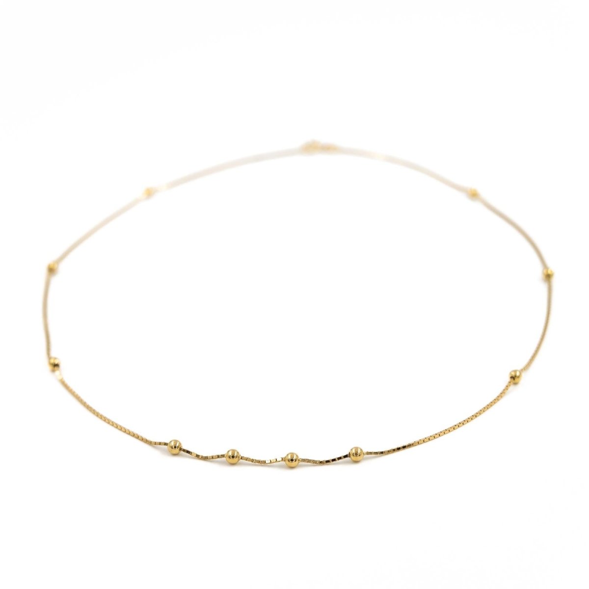 Collier à maille fantaisie en or jaune - Castafiore