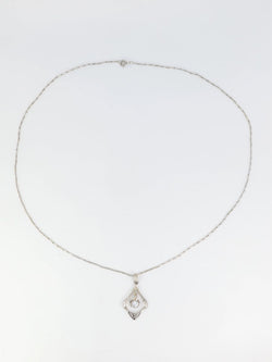 Collier Art-Déco en or et diamants - Castafiore