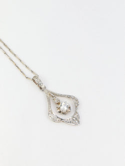 Collier Art-Déco en or et diamants - Castafiore